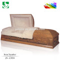 beautiful polished satin interior cherry casket handle